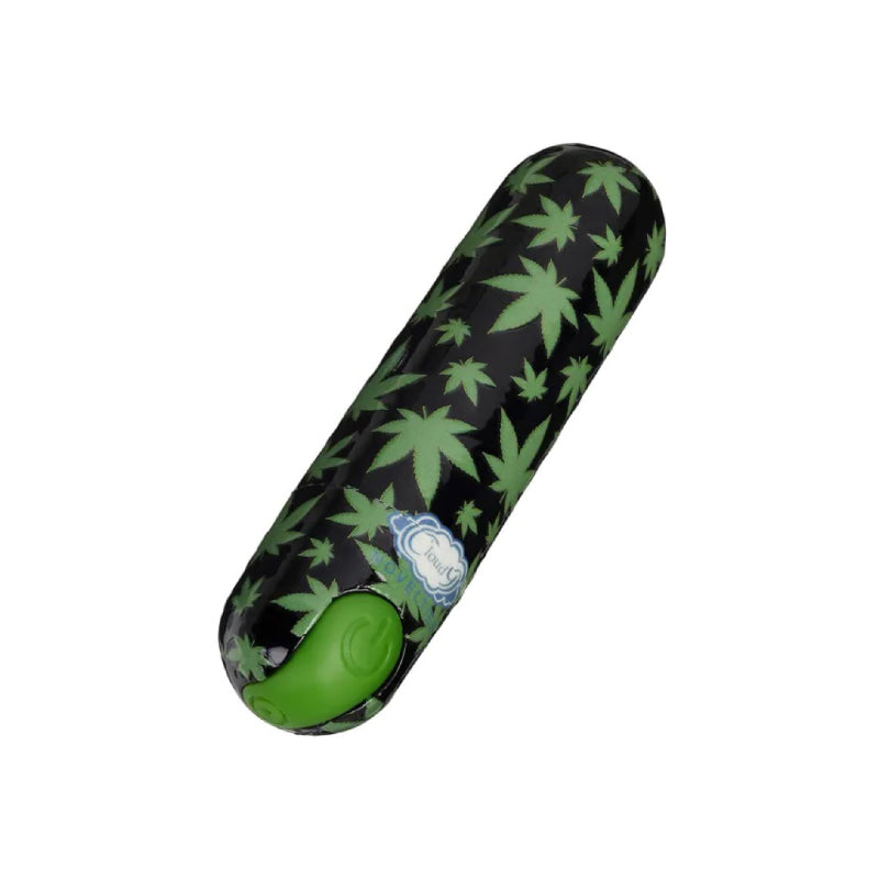 420 Stubby Vibe Cannabis Leaf - Black/green