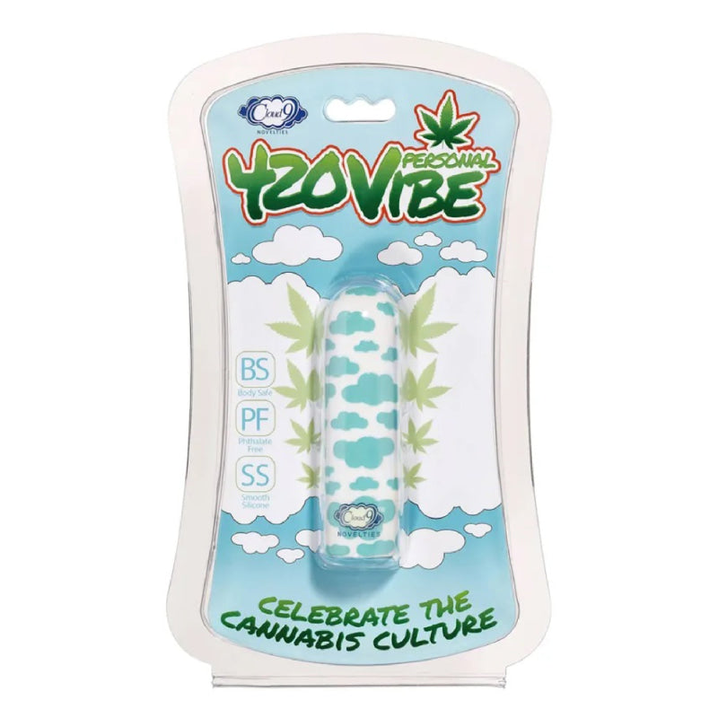 420 Stubby Vibe Cloud - White/blue