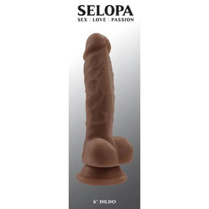 6 Inch Dildo - Dark