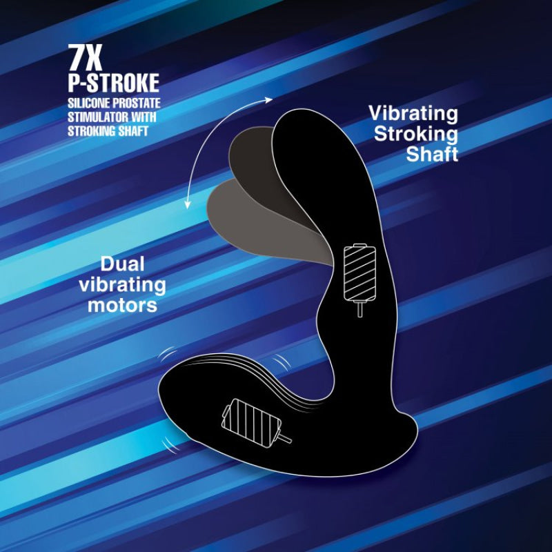 7x P-Milker Silicone Prostate Stimulator  With Milking Bead