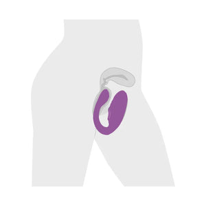 7x Pulse Pro Pulsating and Clit Stim Vibe With Remote - MyPleasure