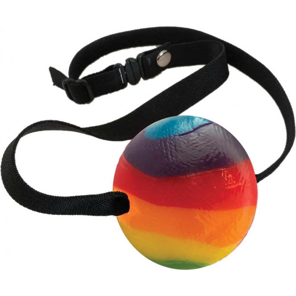 Rainbow Candy Ball Gag