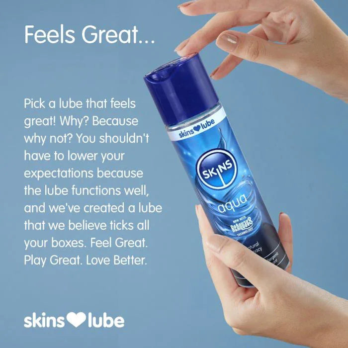 Skins Aqua Water Based Lubricant 4.4oz