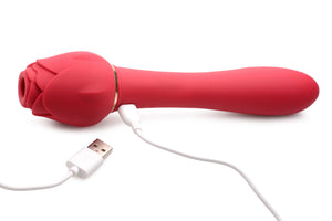 Bloomgasm Sweet Heart Suction Rose and Vibrator