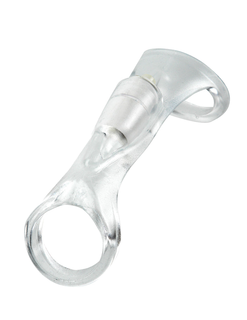 Fantasy X-Tensions Vibrating Cock Sling - Clear