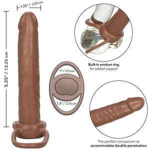 Accommodator Dual Penetrator - Brown - MyPleasure