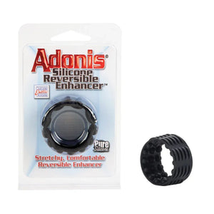 Adonis Silicone Reversible Enhancer - Black - MyPleasure