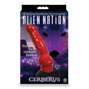 Alien Nation Cerberus Silicone Creature Dildo - Red