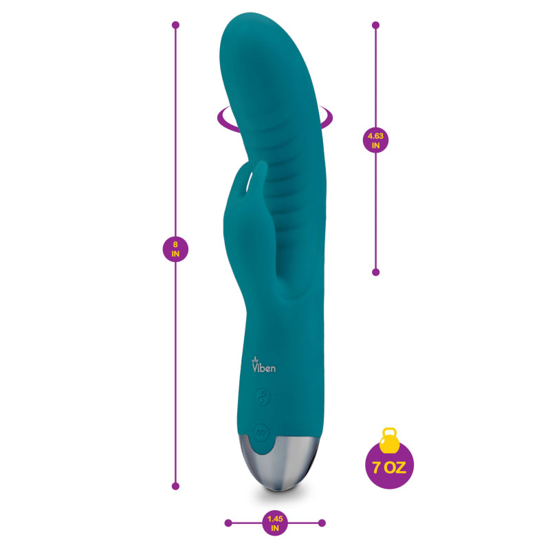 Alluring - Come Hither G-Spot Rabbit - Ocean