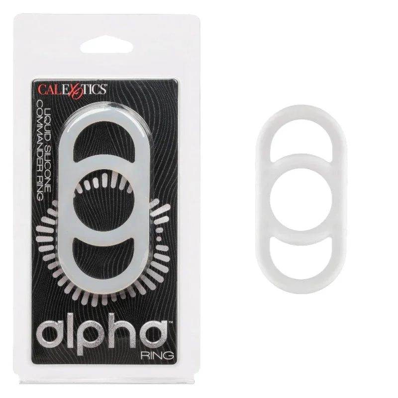 Alpha Liquid Silicone Commander Ring - Natural - MyPleasure