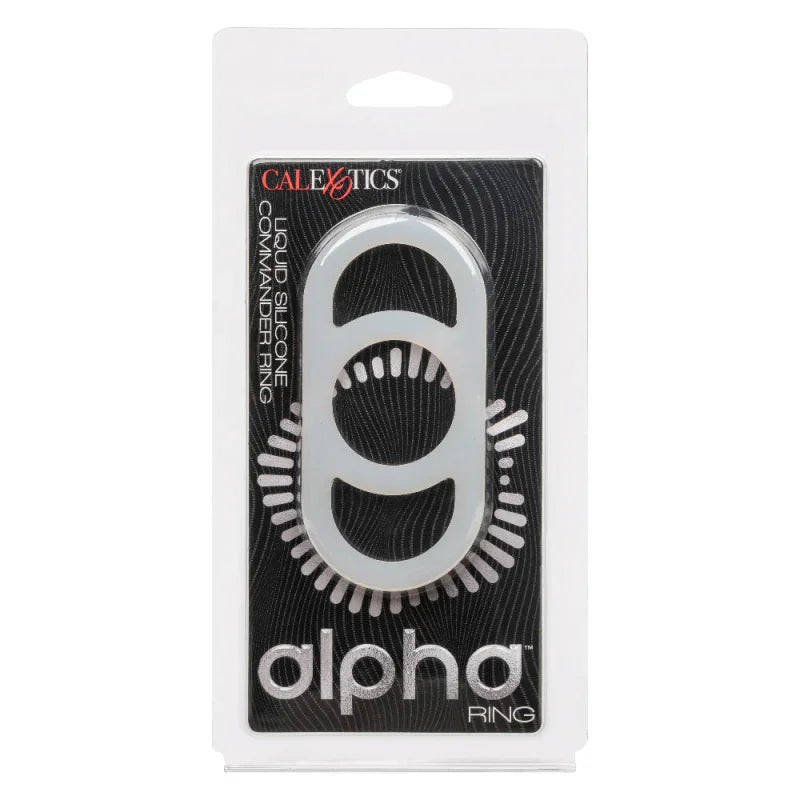 Alpha Liquid Silicone Commander Ring - Natural - MyPleasure