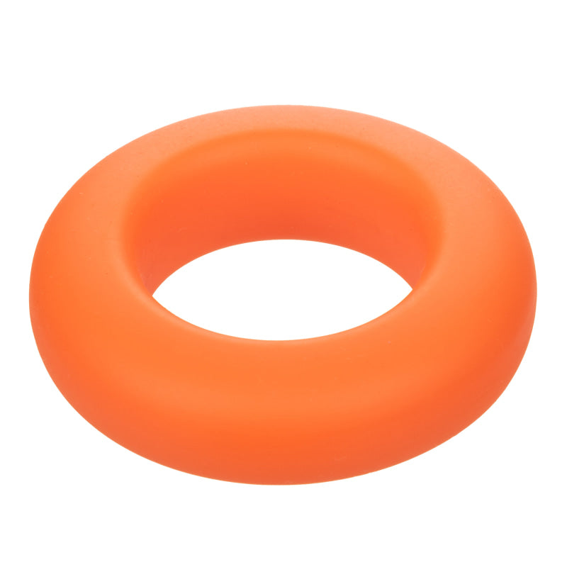 Alpha Liquid Silicone Prolong Large Ring - Orange