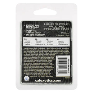 Alpha Liquid Silicone Prolong Prismatic Ring - Gray - MyPleasure