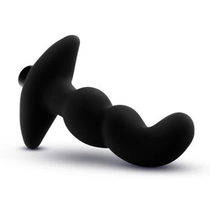 Anal Adventures - Platinum - Silicone Vibrating Prostate Massager 03 - Black