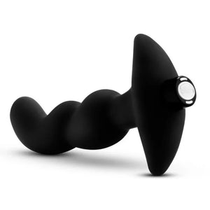 Anal Adventures - Platinum - Silicone Vibrating Prostate Massager 03 - Black