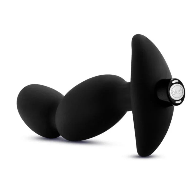 Anal Adventures - Platinum - Silicone Vibrating Prostate Massager 04 -Black