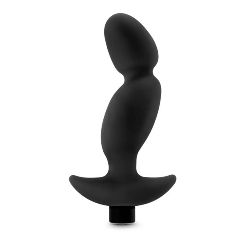 Anal Adventures - Platinum - Silicone Vibrating  Prostate Massager 04 -Black