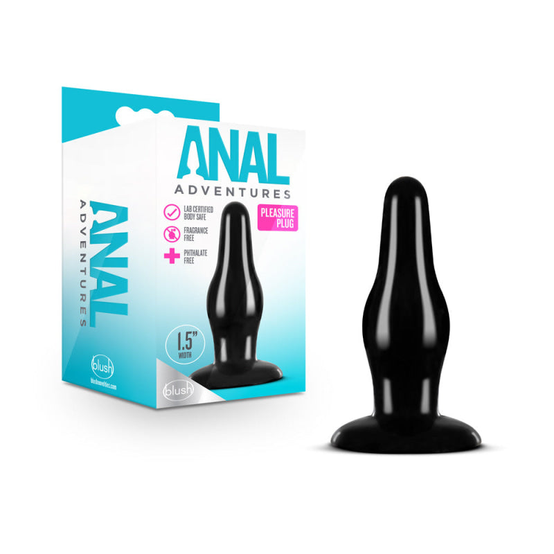 Anal Adventures - Pleasure Plug - Black