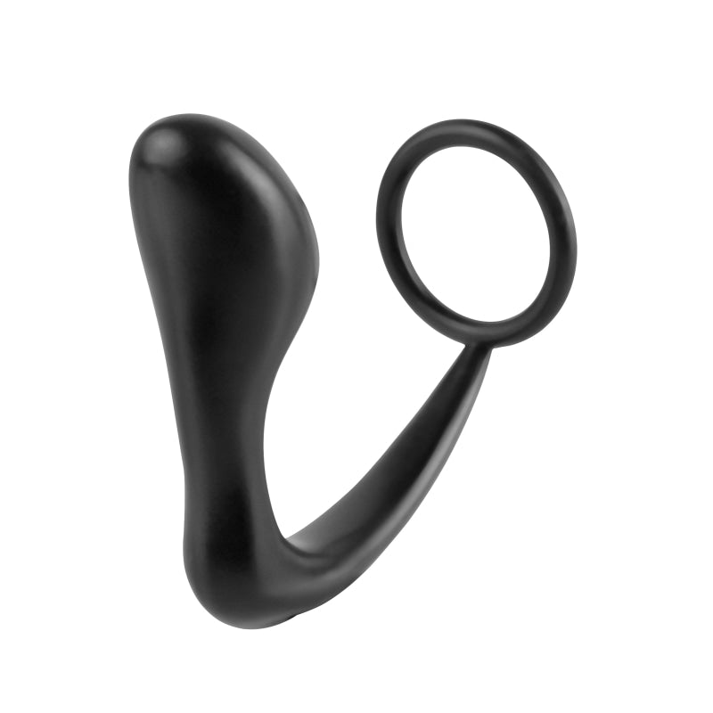 Anal Fantasy Collection Ass Gasm Cockring Plug - Black