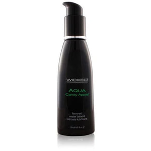 Aqua Candy Apple Flavored Water-Based Lubricant - 4 Oz. - MyPleasure