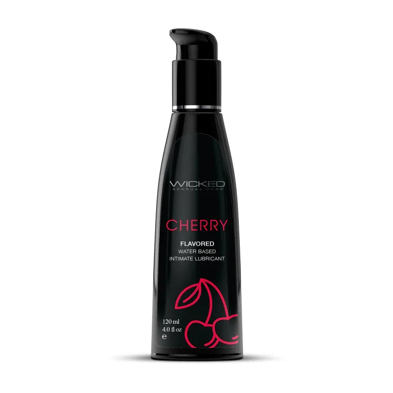 Aqua Cherry Water-Based Lubricant 4 Oz - MyPleasure
