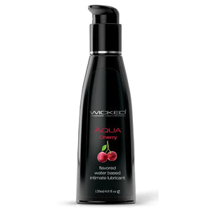 Aqua Cherry Water-Based Lubricant 4 Oz - MyPleasure