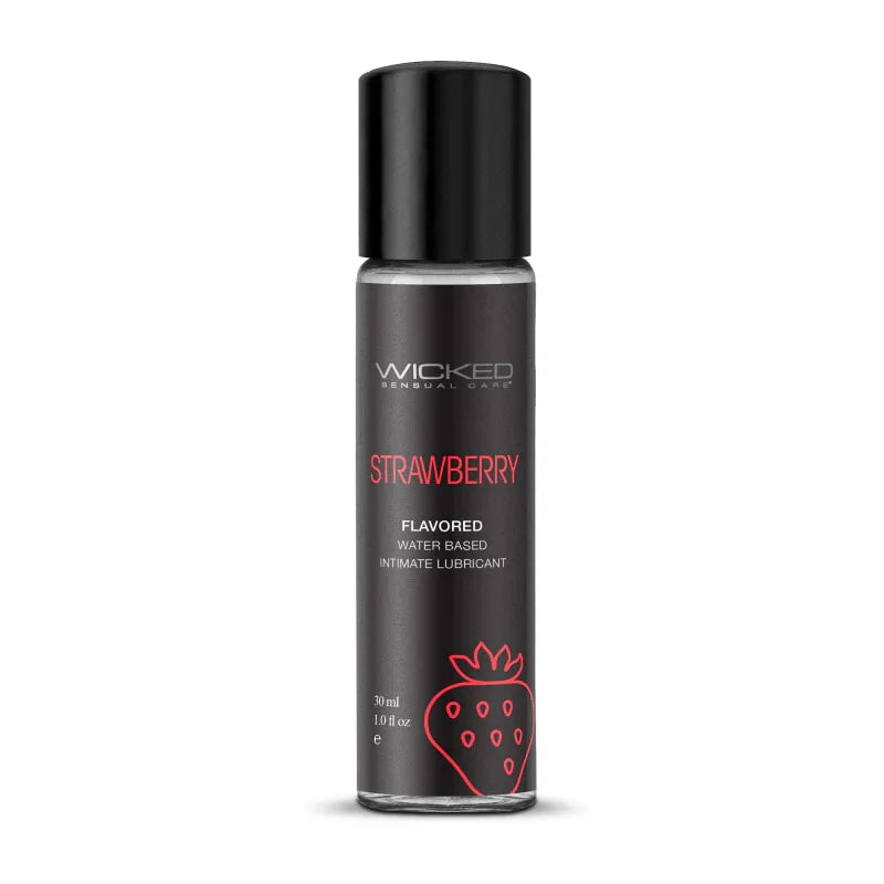 Aqua Strawberry Water-Based Lubricant 1 Oz - MyPleasure
