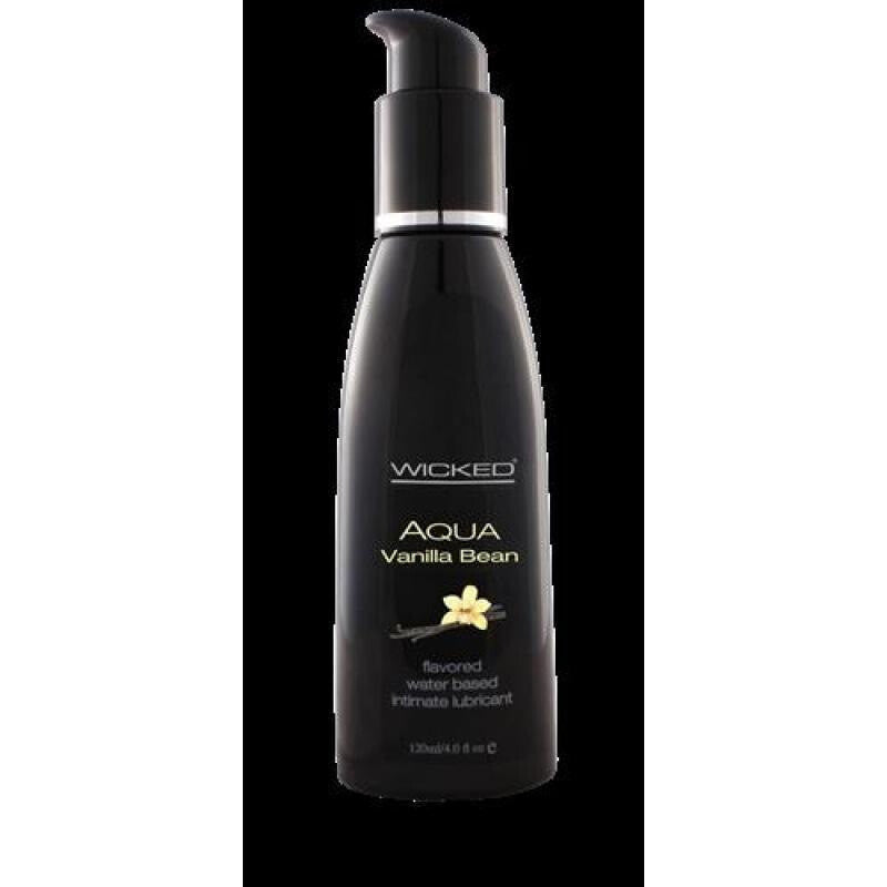 Aqua Vanilla Bean Flavored Water-Based Intimate Lubricant 2 Oz. WS-90332