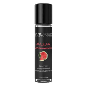 Aqua Watermelon Water-Based Lubricant 1 Oz - MyPleasure