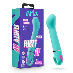 Aria - Flirty Af 2.0 - Rechargeable Vibe - Teal