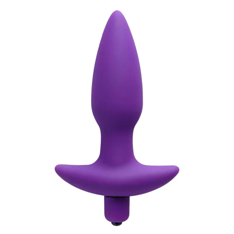 Aria Vibrating Silicone Anal Plug - Medium