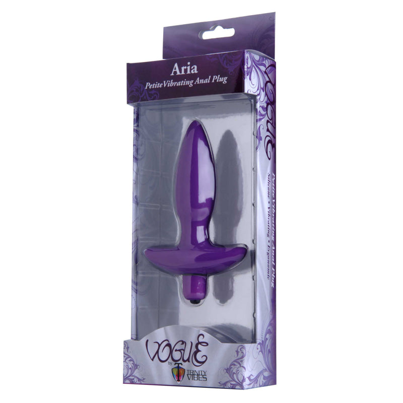 Aria Vibrating Silicone Anal Plug - Small