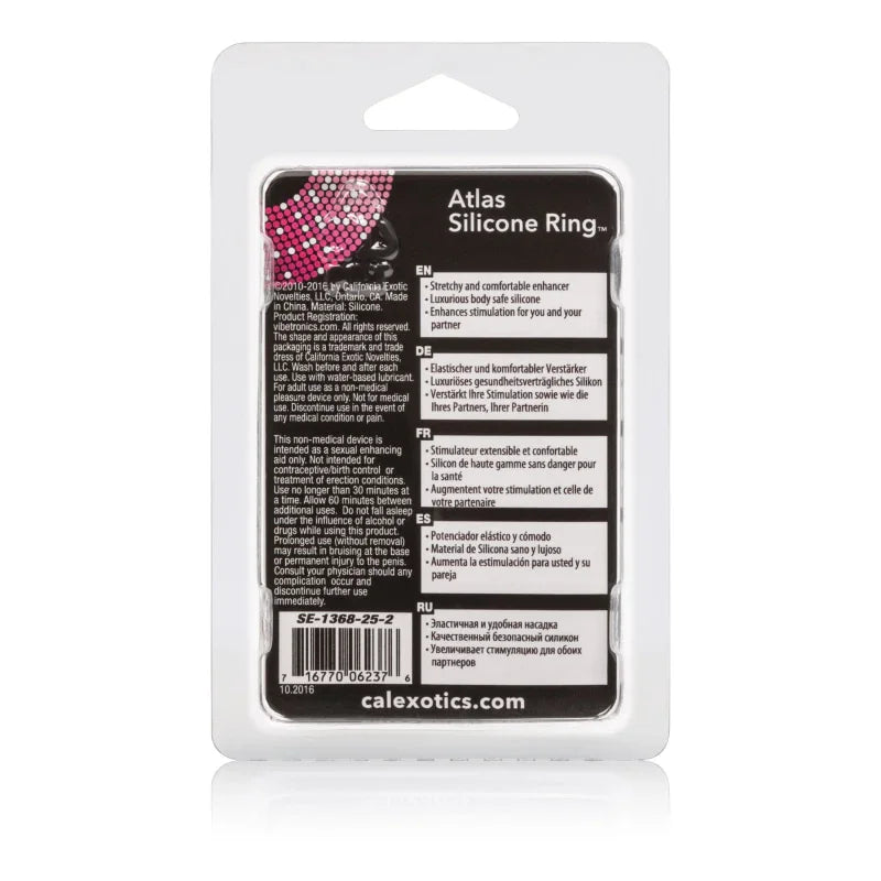 Atlas Silicone Ring - Black - MyPleasure