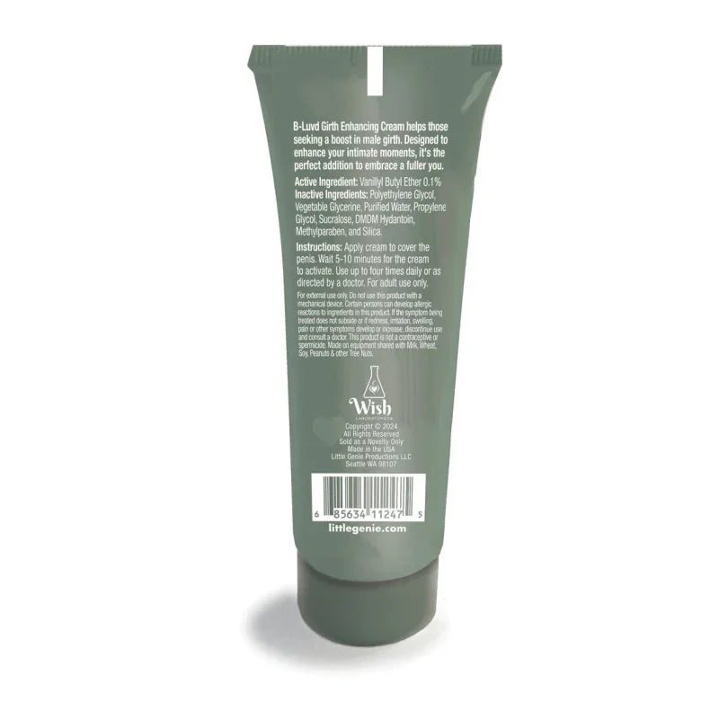 B-Luvd Girth Enhancing Cream 2oz - MyPleasure