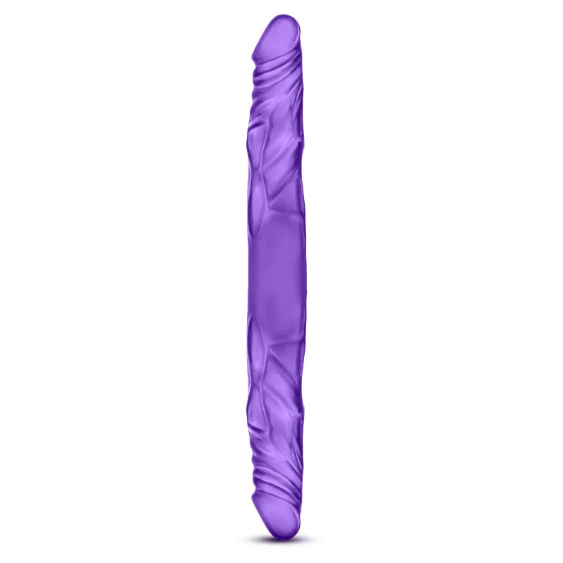 B Yours 14" Double Dildo - Purple