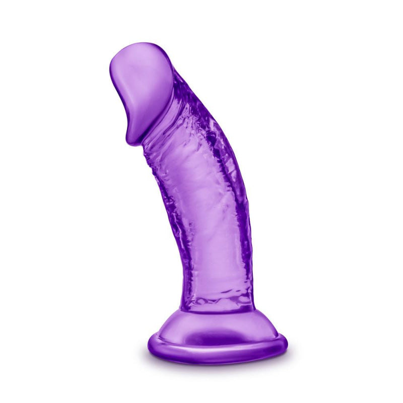 B Yours - Sweet n' Small 4 Inch Dildo With Suction Cup - Purple