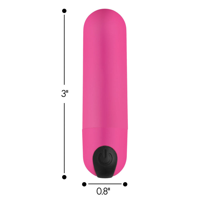 Bang Vibrating Bullet With Remote Control - Pink