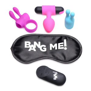 Birthday Sex Kit - C-Ring, Plug, C-Stim, Bullet and Blindfold - MyPleasure