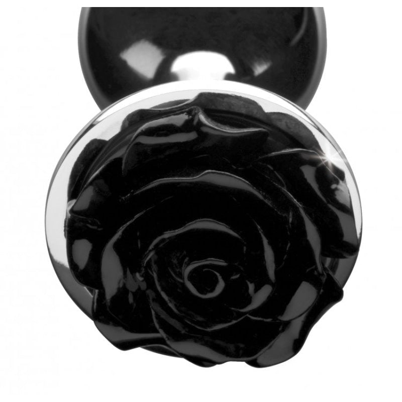 Black Rose Anal Plug - Large