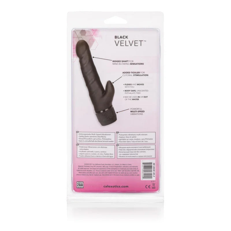 Black Velvet 5 Inches Clit Stimulator - MyPleasure