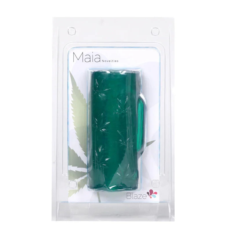 Blaze Vibrating Male Masturbator 420 Series - Green - MyPleasure