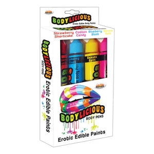 Bodylicious Edible Body Pens - 4pk. - Assorted Flavors - MyPleasure