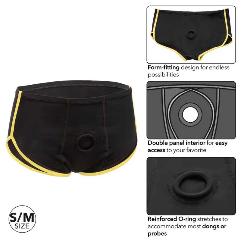Boundless Black and Yellow Brief - Small/medium - Black/yellow - MyPleasure