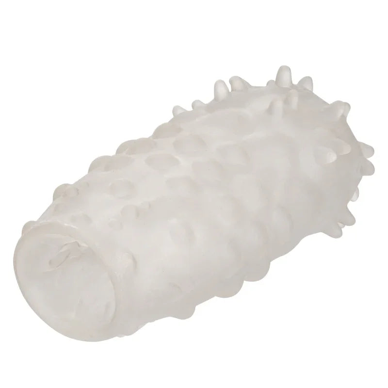 Boundless Reversible Nubby Stroker - Clear - MyPleasure