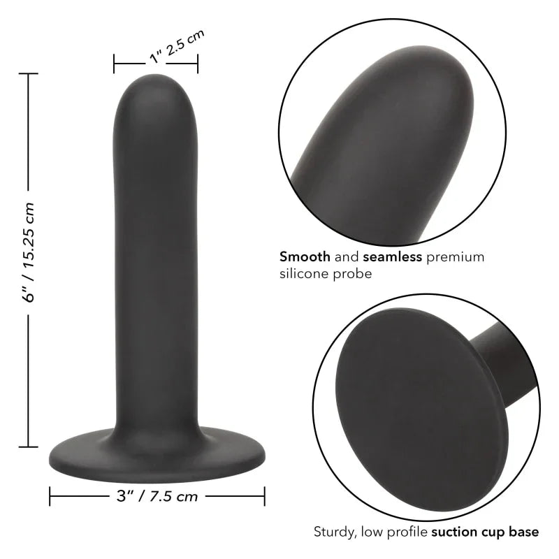 Boundless Smooth - 6 Inch - Black - MyPleasure