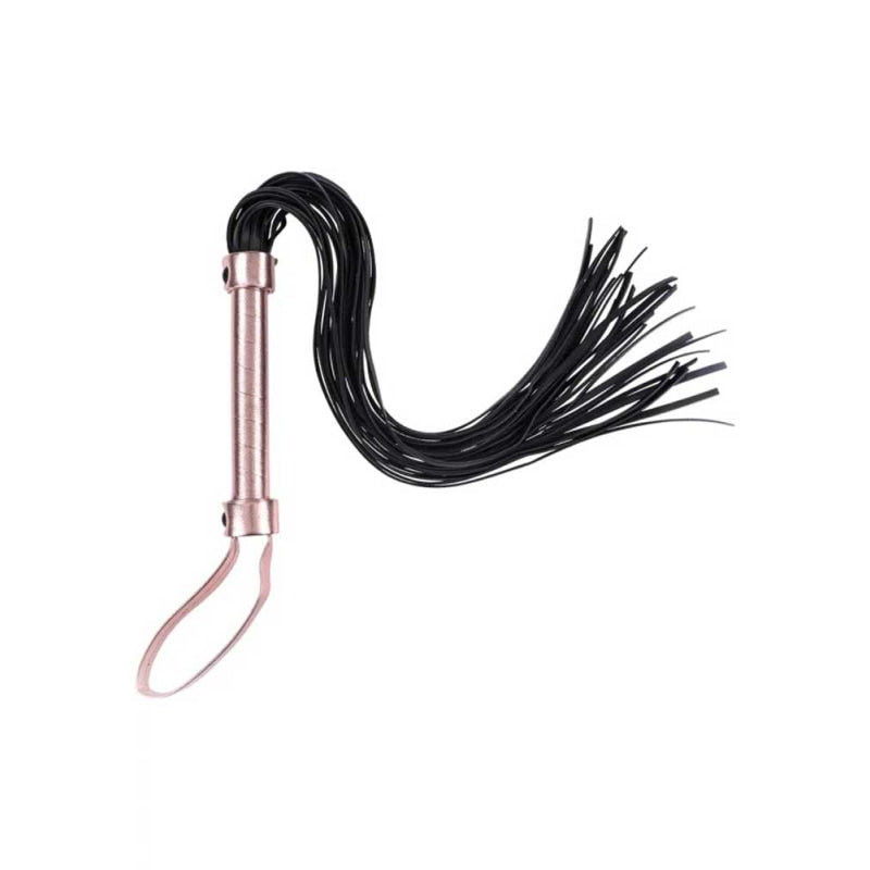 Brat Flogger - Black / Rose Gold