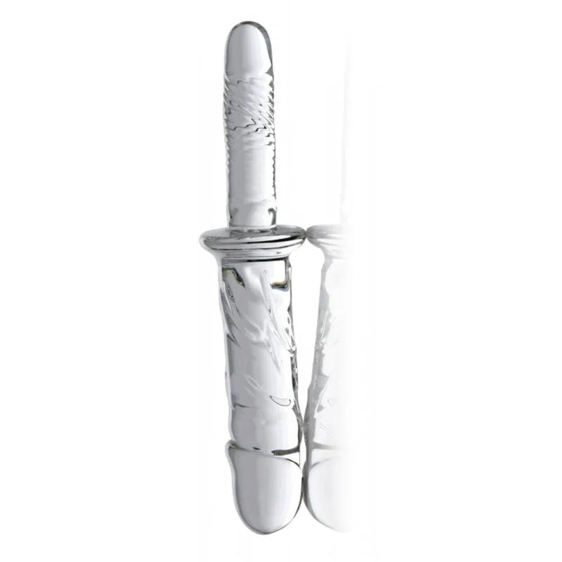 Brutus Glass Dildo Thruster - Clear