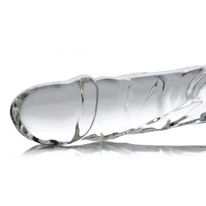 Brutus Glass Dildo Thruster - Clear