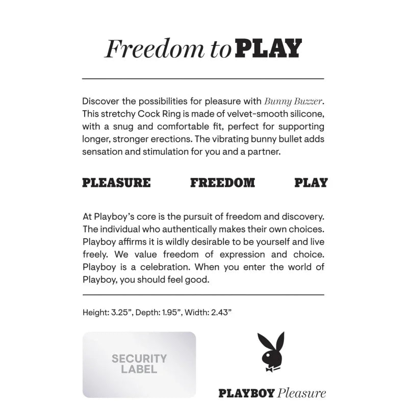 Bunny Buzzer - Cock Ring - Deep Teal