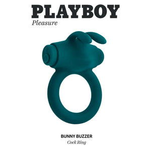 Bunny Buzzer - Cock Ring - Deep Teal